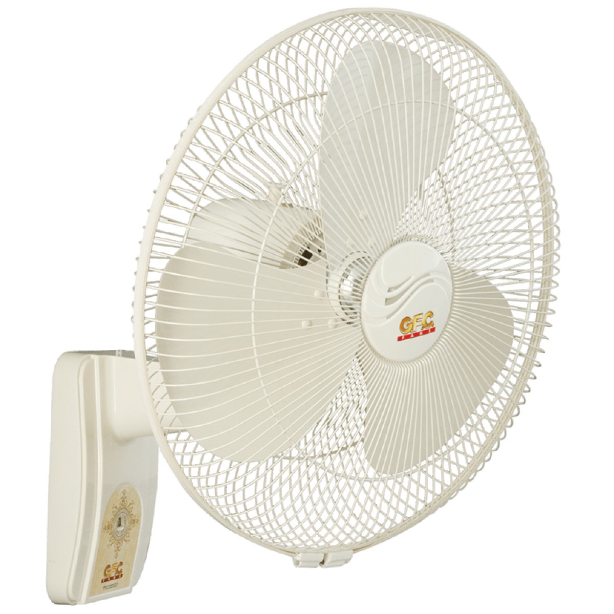 GFC Bracket Fan Size: 18 Deluxe Energy efficient Electrical Steel Sheet and 99.9% Pure Copper