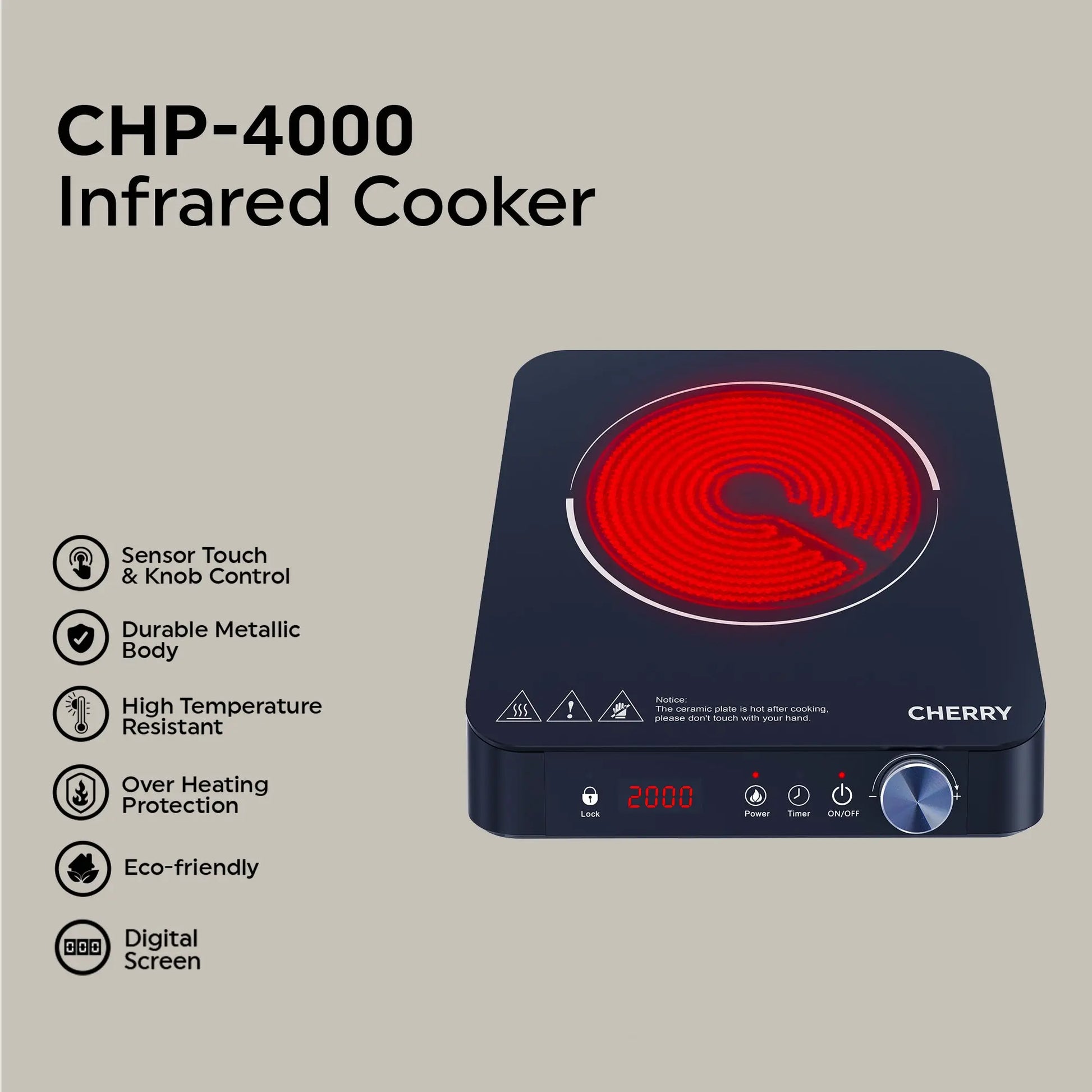 Cherry Electric Cookers - Infrared Cooker - Electric Stove – CHP4000